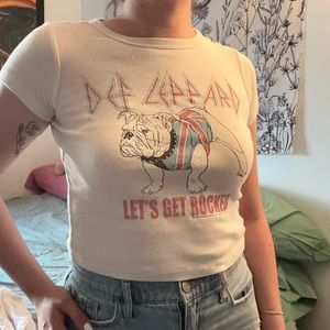 Def Leopard baby tee